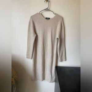 Goyo Cashmere Women’s Sweater Dress Size M Cashmere Knit Athleisure Loungewear